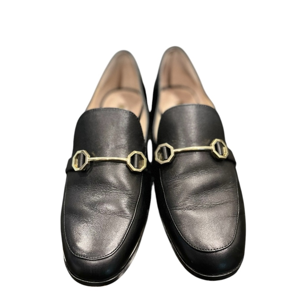 Louise Et Cie Bayne Loafers Womens‎ US 9.5W/41 Black Leather Slip On